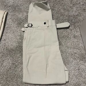 Spier & Mackay Cream Heavy Twill - High Rise with Side Tabs waist 32